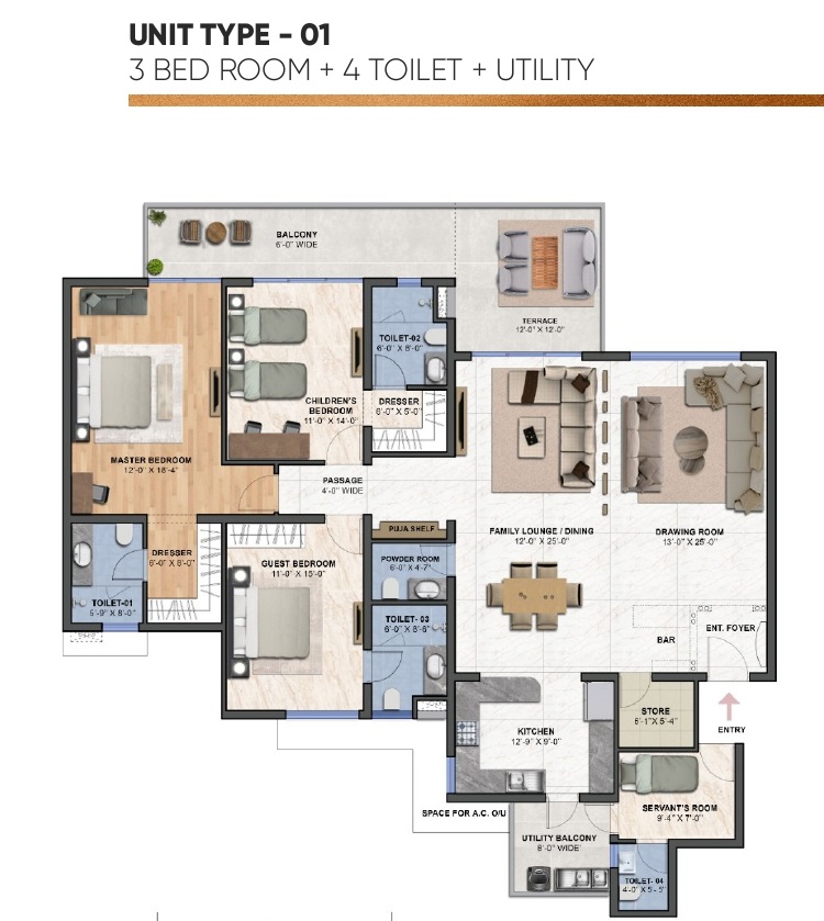3BHK_Medallion_Aurum